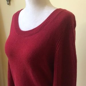 Talbots Soft Angora Balloon Sleeve Sweater
